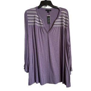 Lane Bryant Purple Top